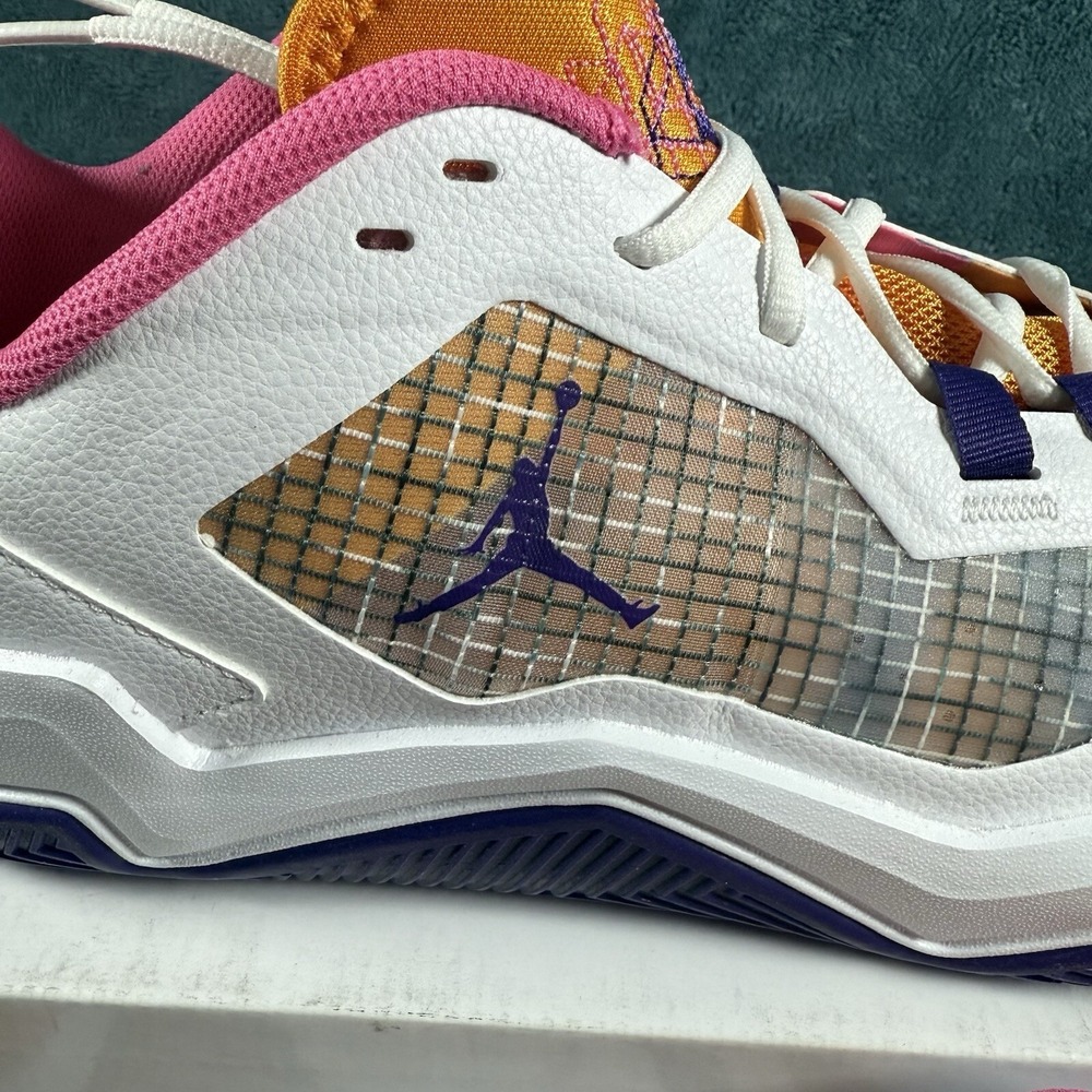 Jordan One Take 4 White/Purple/Gold Basketball Shoes Men's Size 11.5 DO7193-100‎ - Picture 2 of 8